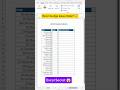 Excel me Age kaise nikale? 😱 | Excel Secret #excel @premsukhsirohi #shorts
