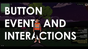 Player interactions and Button Events. Decentraland SDK