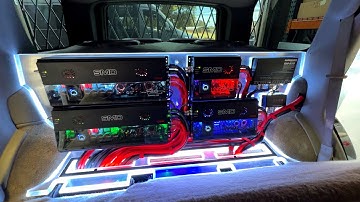 This 20,000 Watt sound system install is alive ⚡ 4 15" subs making serious BASS🔊