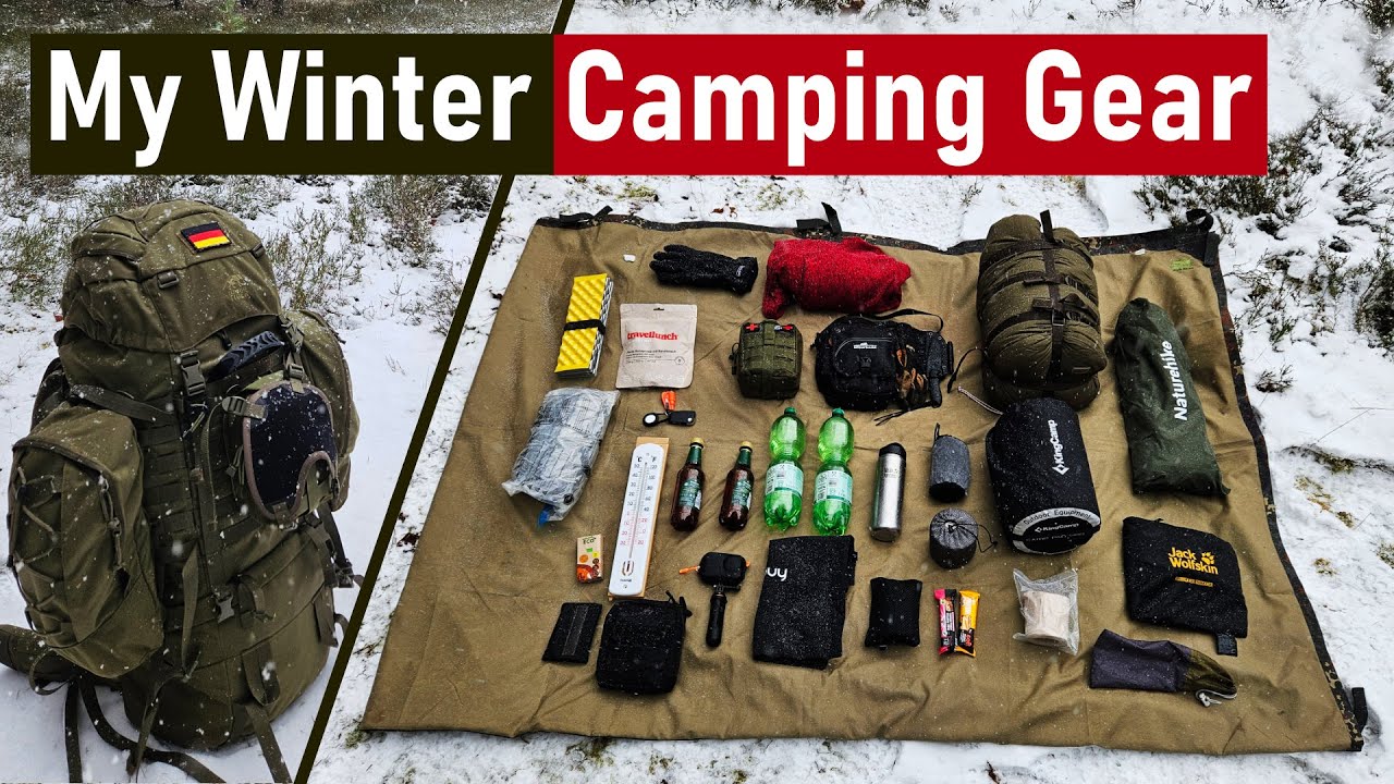 Full Winter Overnighter Gear Loadout + Camp Setup | Cold Weather Camping Essentials | Solo Camping