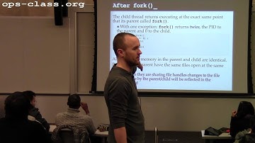 25 Jan 2013: fork() and exec()