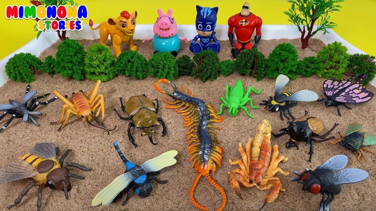 Nombres de Insectos 🐝🦋 Juguetes para niños ✨ Videos educativos