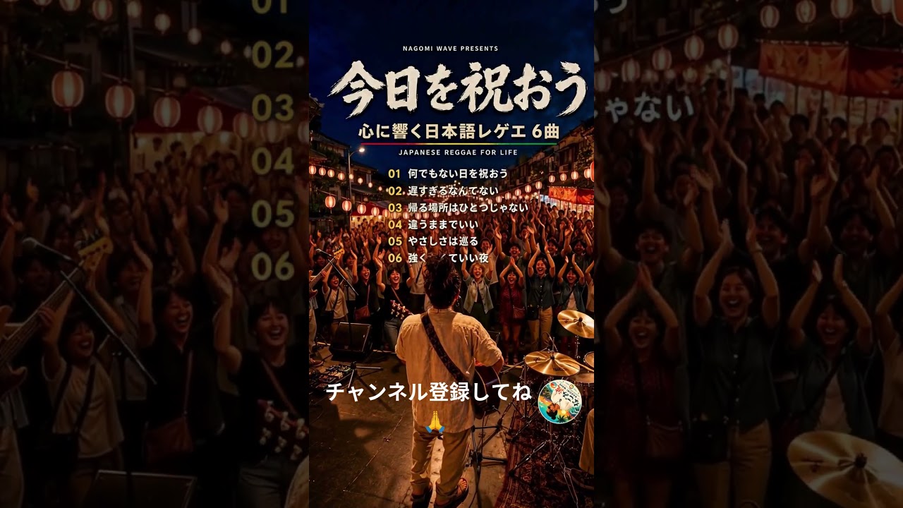 今日を祝おう｜心に響く人生の歌・日本語レゲエ全6曲｜Japanese Reggae