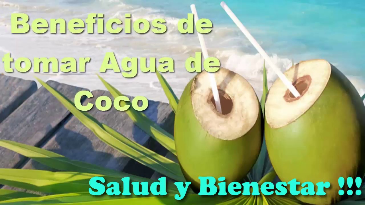 Agua de coco como tomarla