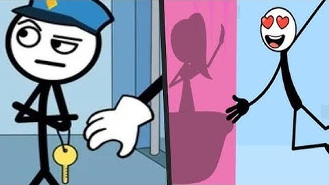 THIEF PUZZLE vs MR LONG ARM - All Level New UPDATE Satisfying STICKMAN Mobile Gameplay (Android/ios)