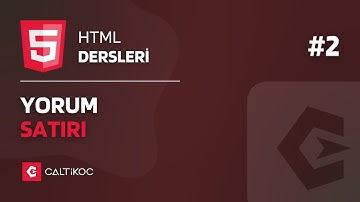 HTML Dersleri 2 - HTML