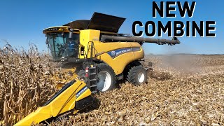 We have a Brand New New Holland Combine on the Farm