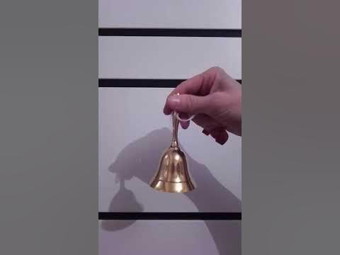Колокольчик индийский латунный с ручкой - YouTube