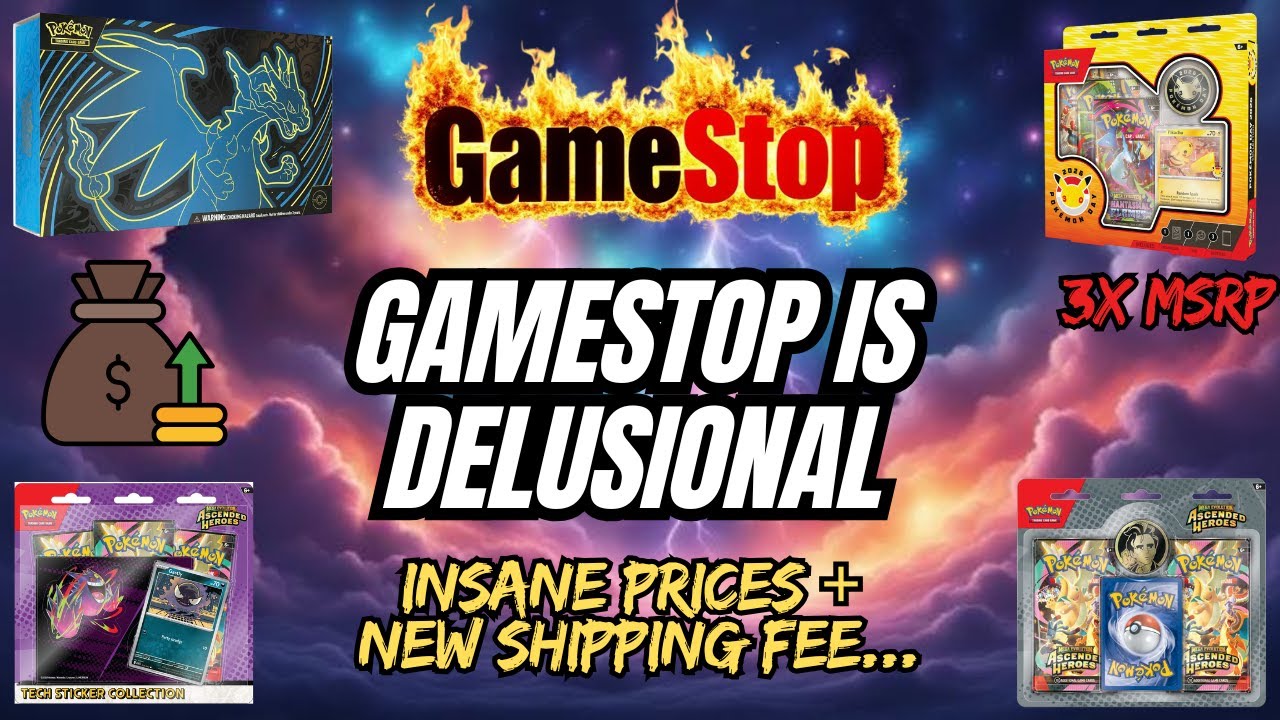 INSANE PRICES + NEW SHIPPING FEE...GameStop Is Charging You to Get Scalped for Pokémon Cards
