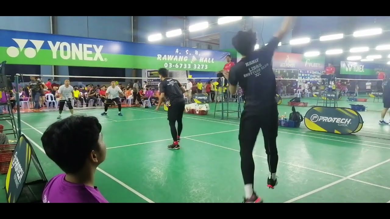 Badminton Final 12th Rawang Open Men's Double Novice Tour Nasa'i