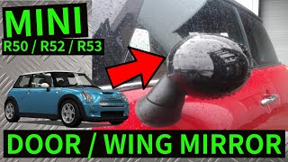 change mirror caps/ changer coque retro mini R50-R53-R56 