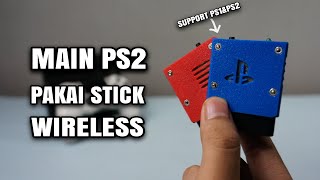 Main PS2 Pakai Kontroler Wireless , Review Blue retro buat PS2