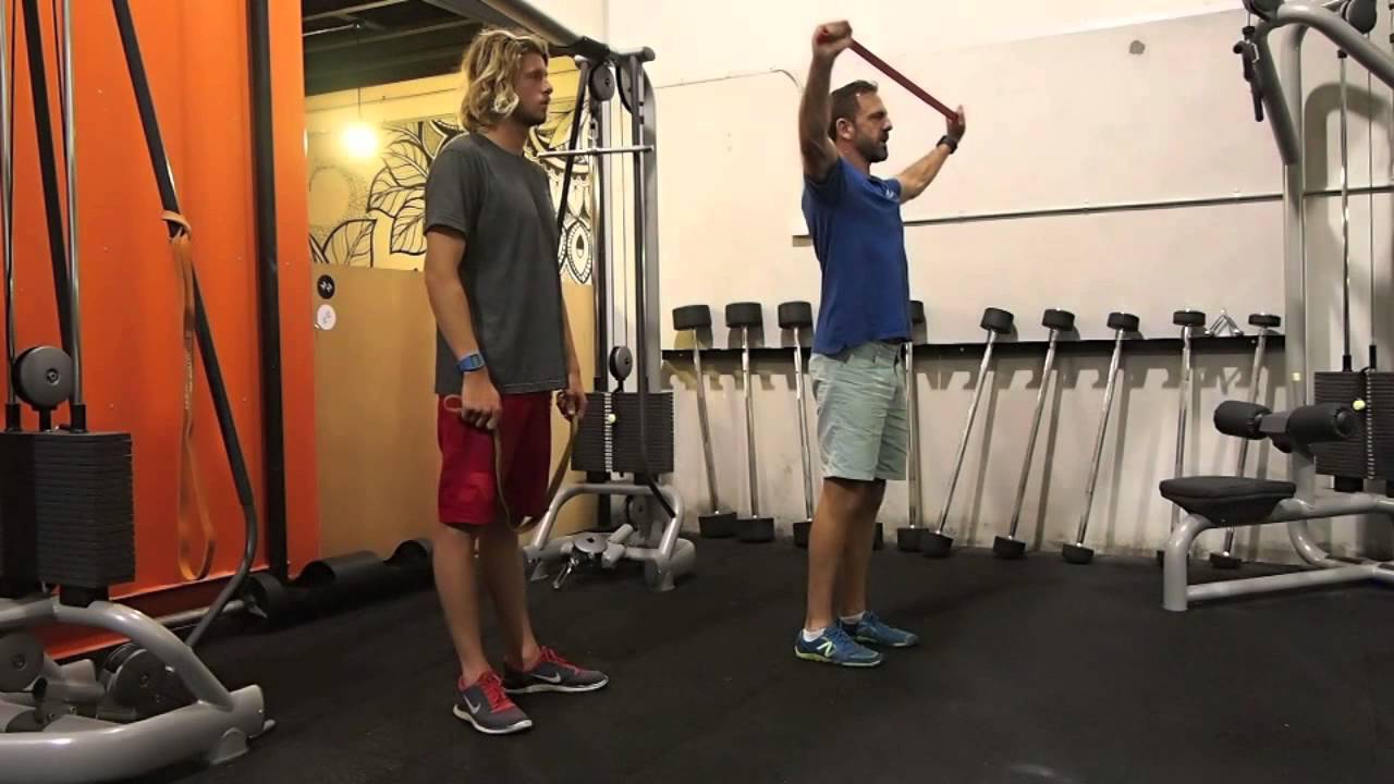 Shoulder mobility exercises to reduce injury with Toby Cracknell exercise 14.1 class 11