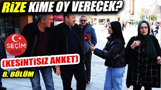 2023 Cumhurbaşkanlığı Seçim Anketi | 8. Bölüm: Rize