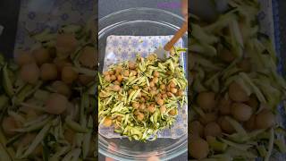 Spicy Chickpea With Courgette (Vegan)  shortsfeed recipe short trending