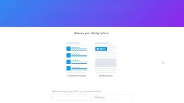 Embed a Twitter feed