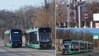 Infrastructura de tramvai Iași - Dancu, după reabilitare (2023)