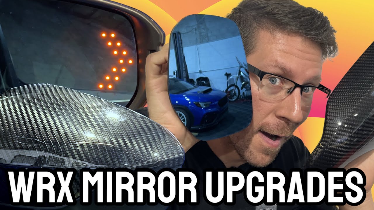 WideAngle Mirrors w/ Turn Signals & Carbon Fiber Mirror Upgrades for
