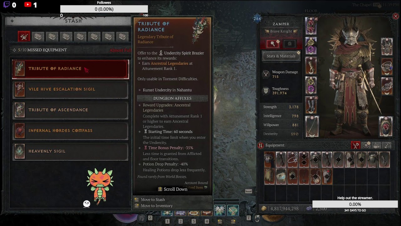 Diablo 4 , doing  the Pit and other random #2.5