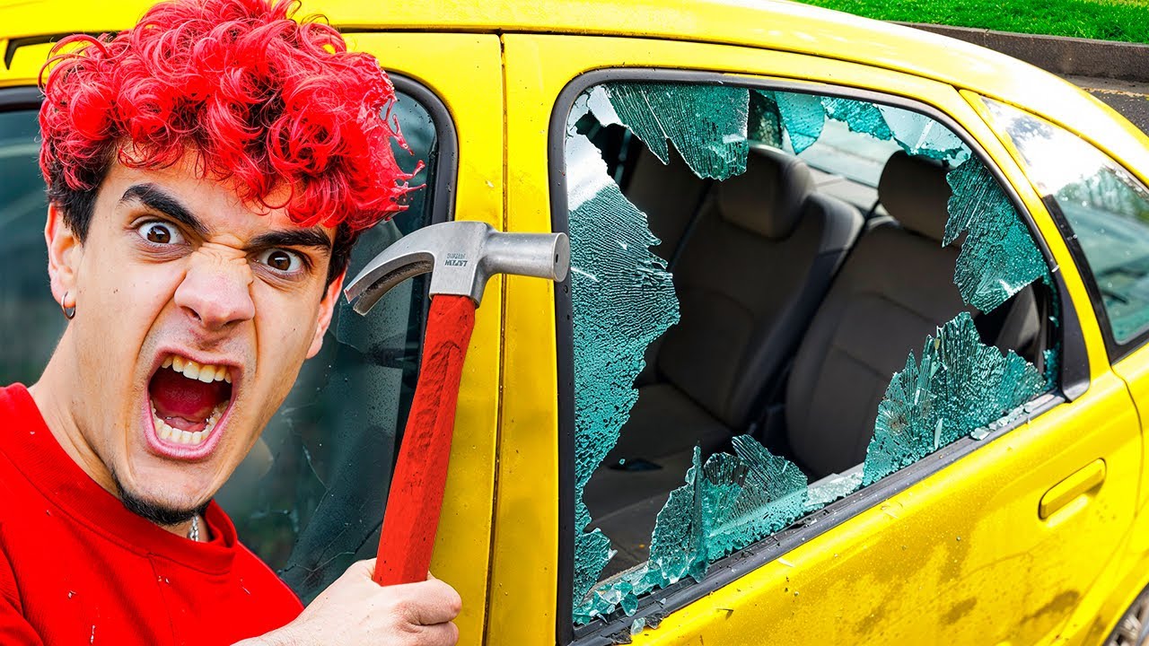 ROMP0 el COCHE de mi MAMA! (Sale Mal)