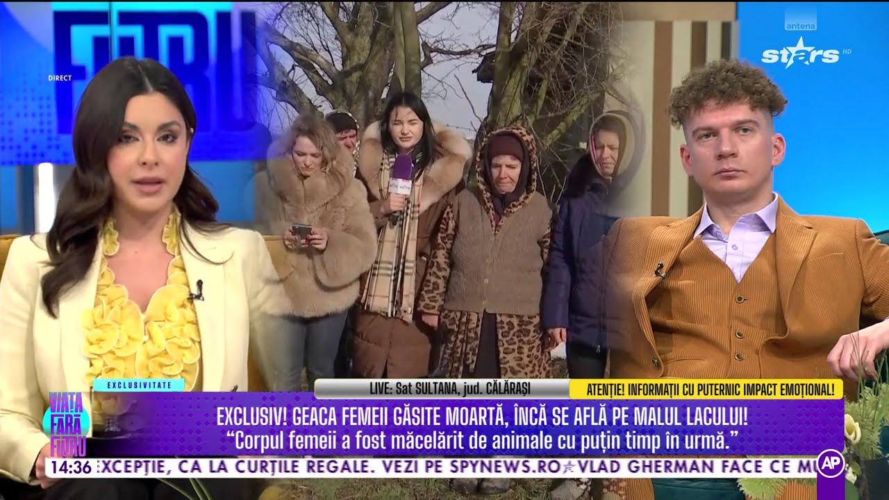 EXCLUSIV! GEACA FEMEII GĂSITE MOARTĂ ÎN CĂLĂRAȘI, ÎNCĂ SE AFLĂ LA LOCUL CRIMEI?