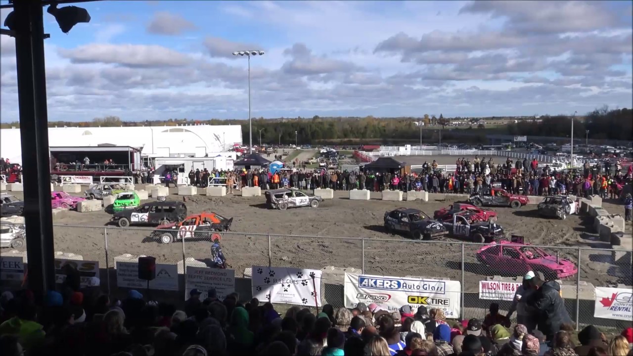 demolition derby 2016 FALL BRAWL 7 DEMOLITION DERBY MINI MODS HEAT 4