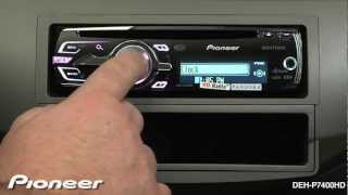 How To - DEH-P7400HD - Clock Settings - YouTube