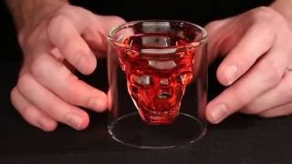 Designer Skull Head Shot Glass