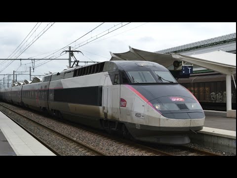 CAB RIDE DE MASSY TGV À LE MANS EN TGV RÉSEAU