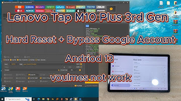 How To Hard Reset Lenovo Tap M10 Plus 3rd Gen| TB128XU | and Bypass Google Account | Android 13 |