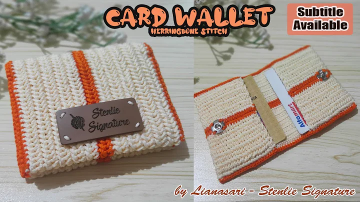 Crochet Herringbone Card's Wallet: Easy Step-by-Step Guide