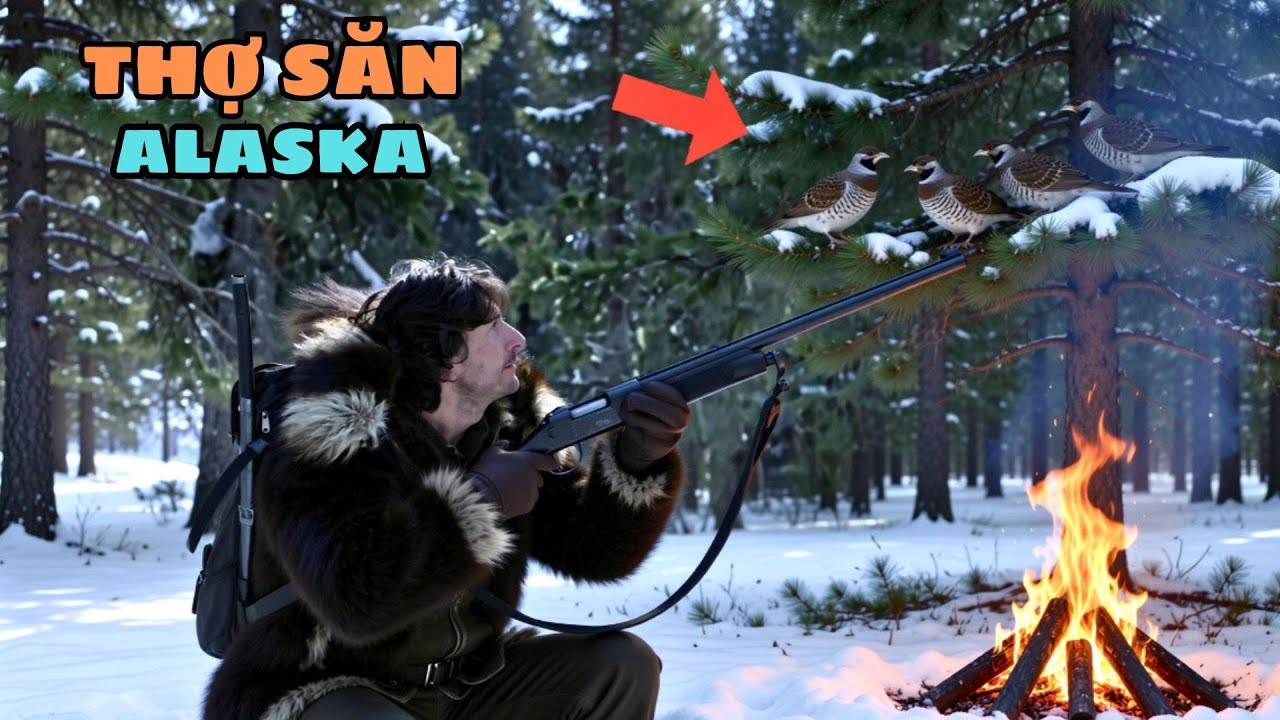 20 Năm Sinh Tồn Hoang Dã Ở Alaska - Săn Gà, Sói & Đối Mặt Gấu Đen