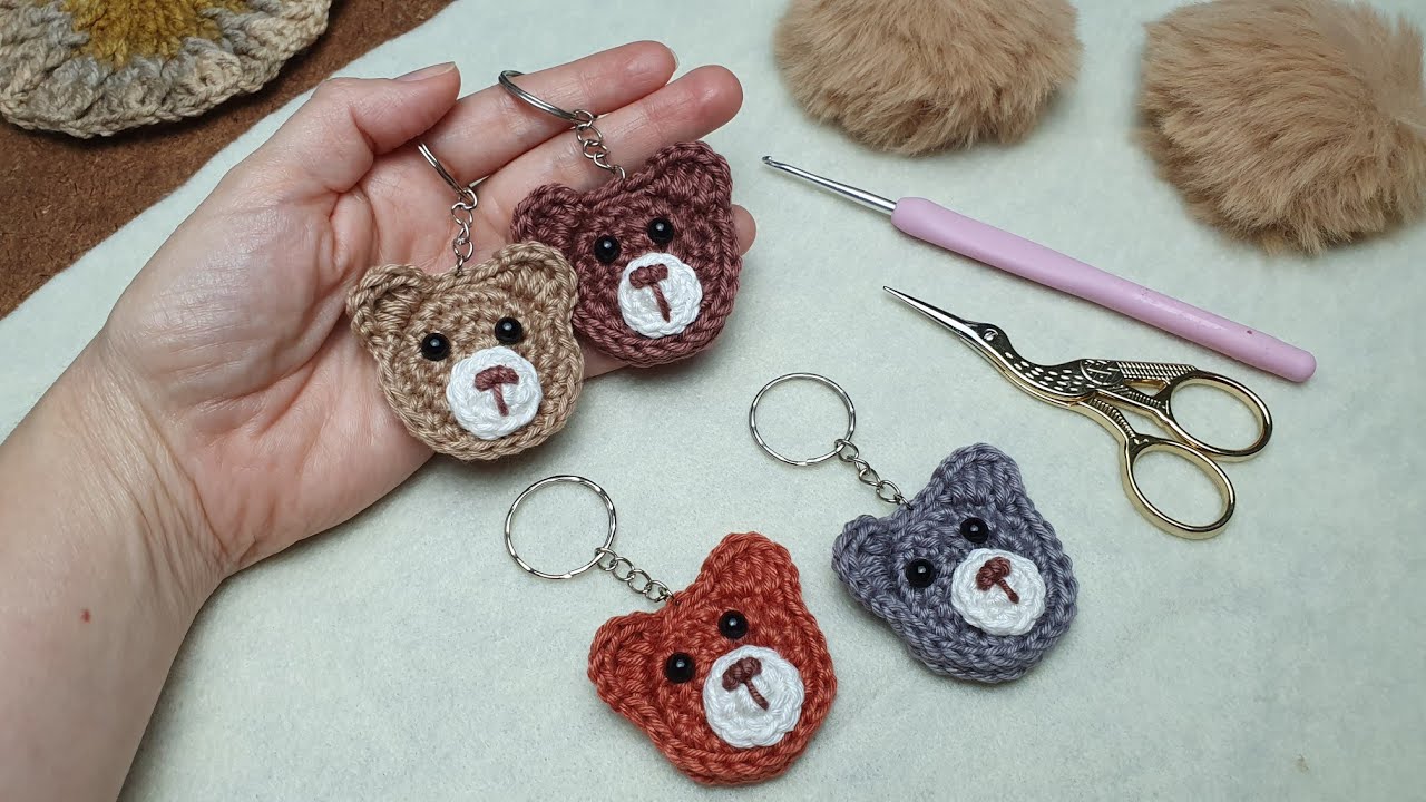 COMO FAZER CHAVEIRO DE URSINHO AMIGURUMI EM MENOS DE 20 MINUTOS
