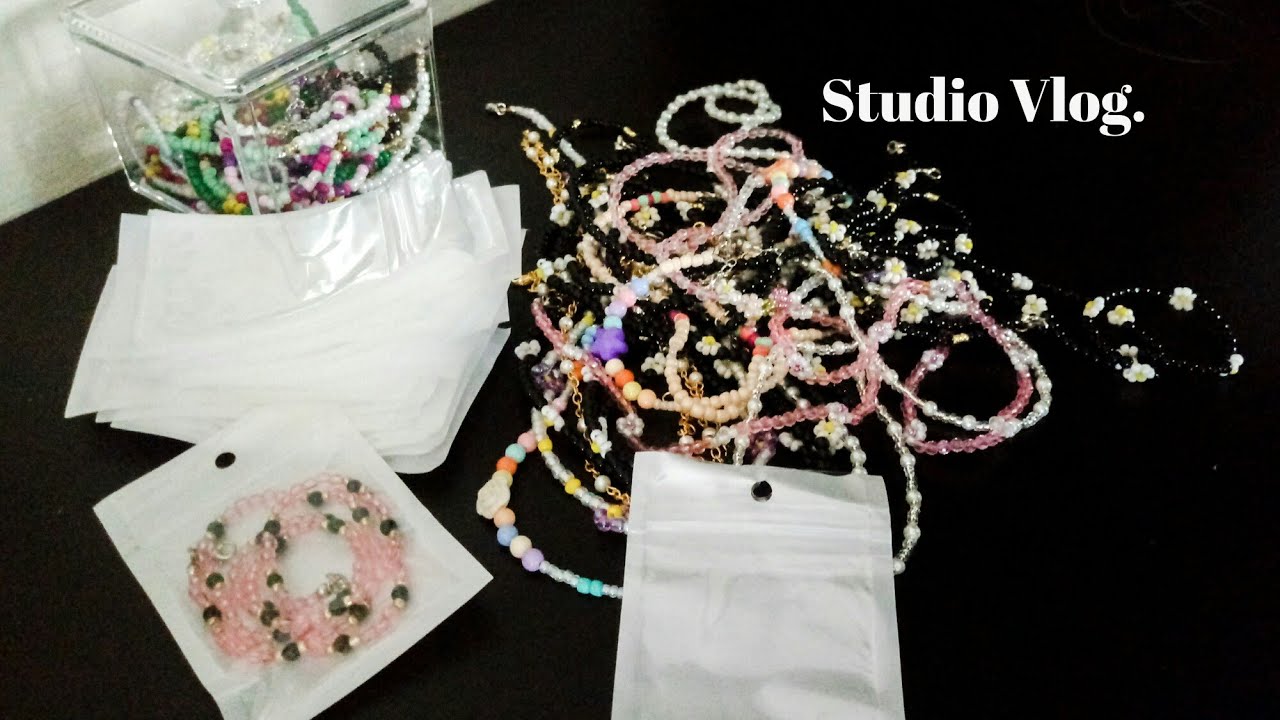 Mini Studio Vlog Packing Order Mask Strap Small Business Indonesia Youtube