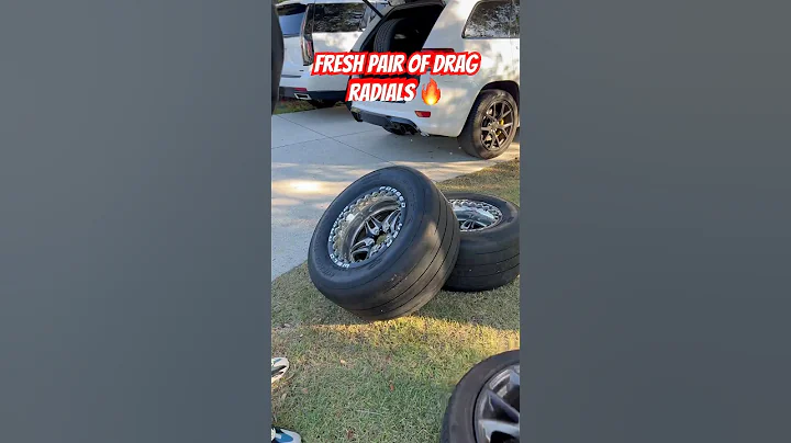 Hellcat Redeye Gets Fresh Pair Of Drag Radials 🥩🛞 #hellcat #srt #viral #shorts