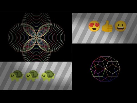 Amazing rotating python graphics design using 🐢 #turtles  #python #viral #coding #4  #trending