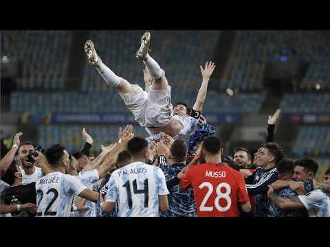 🇦🇷🏆Argentina win Copa America! A show of lights & drones at closing ceremony|美洲杯决赛 阿根廷1-0巴西 