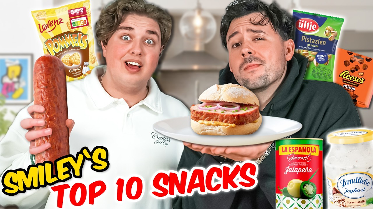Smiley's Top 10 Snacks testen 🍬😍 (mit Crispyrob)
