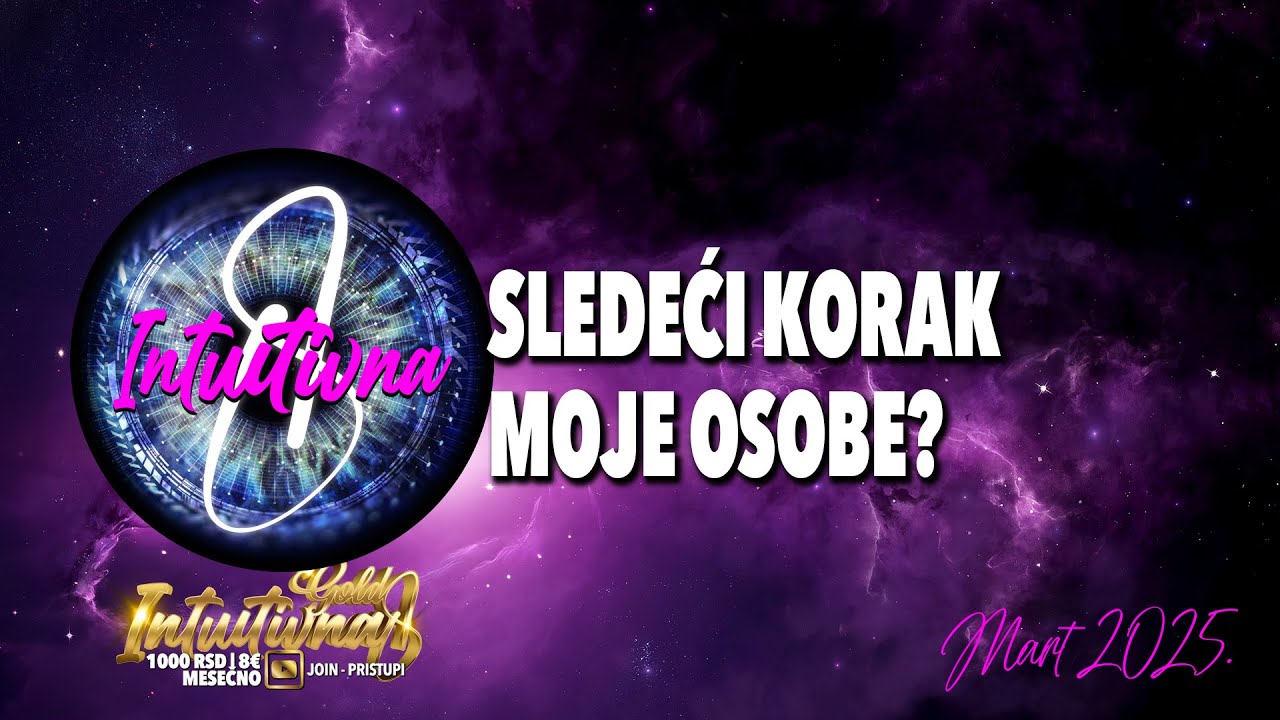 🌟SLEDEĆI KORAK MOJE OSOBE?🌟 Tarot citanje 🔮 Grupno otvaranje  @Intuitivna8 ​
