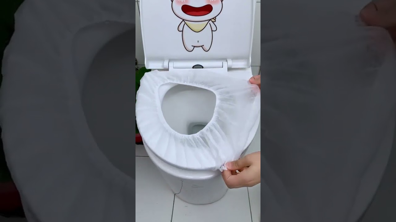 Disposable Nonwoven Toilet Seat Covers, Great for Travel!
