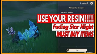 Genshin Impact Fading Star Might Exchange Guide (#20)