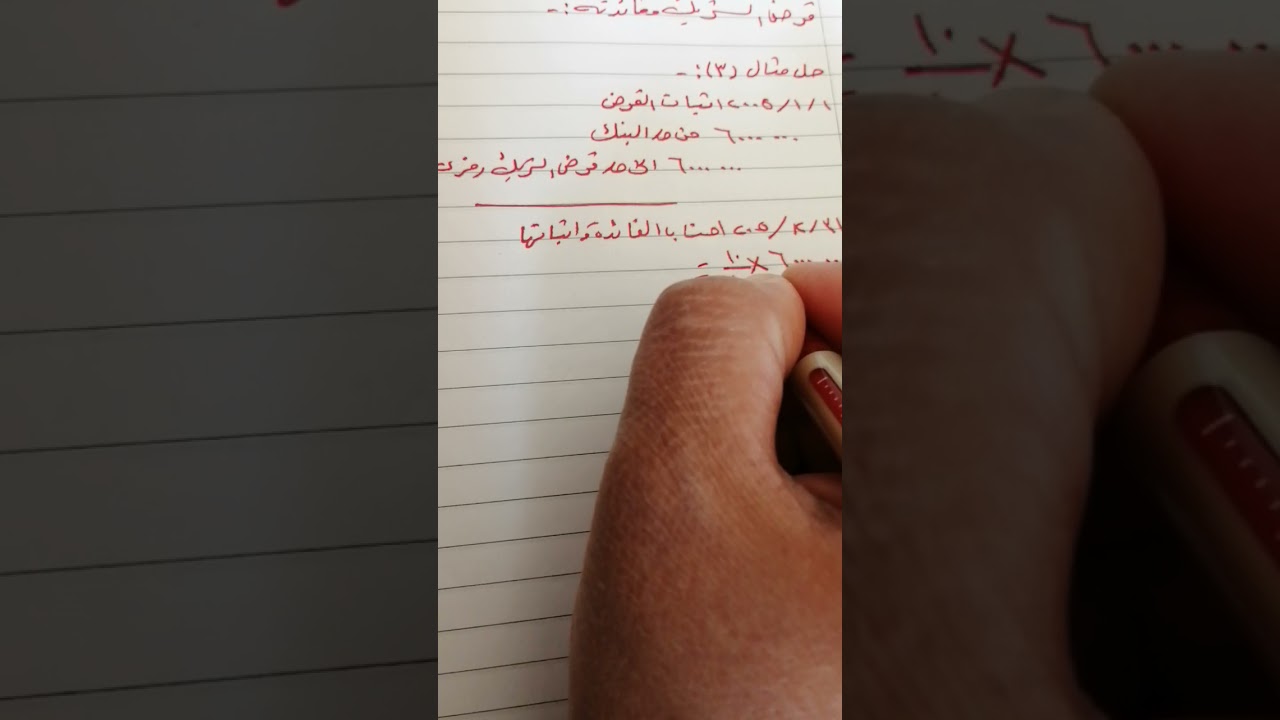 محاسبة الشركات قرض الشريك وفائدته مثال رقم ٣