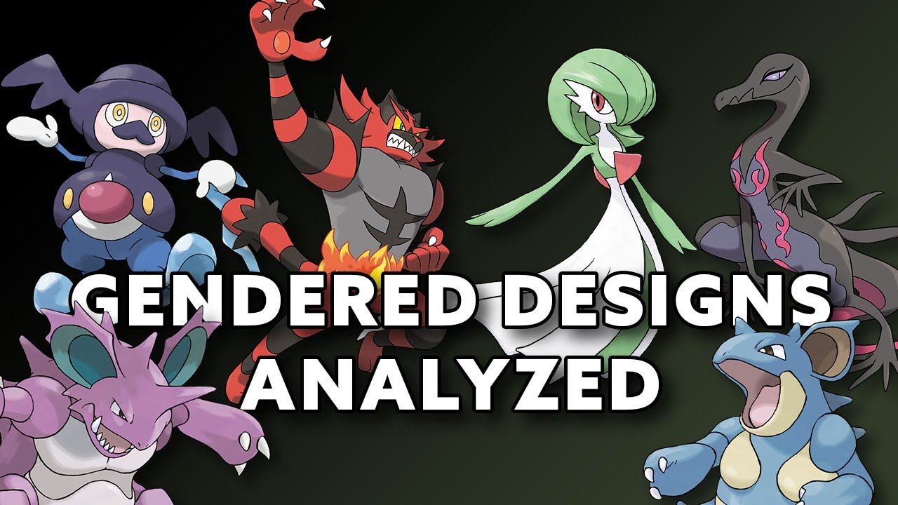 An Analysis of Gendered Pokémon Designs (ft. bretmwxyz ) YouTube