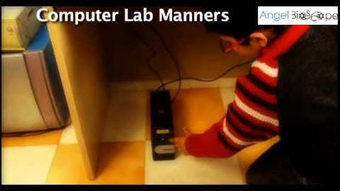 Computer Lab Manners