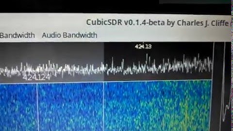 RTL-SDR with Cubic SDR Software running under Linux Mint 17.2
