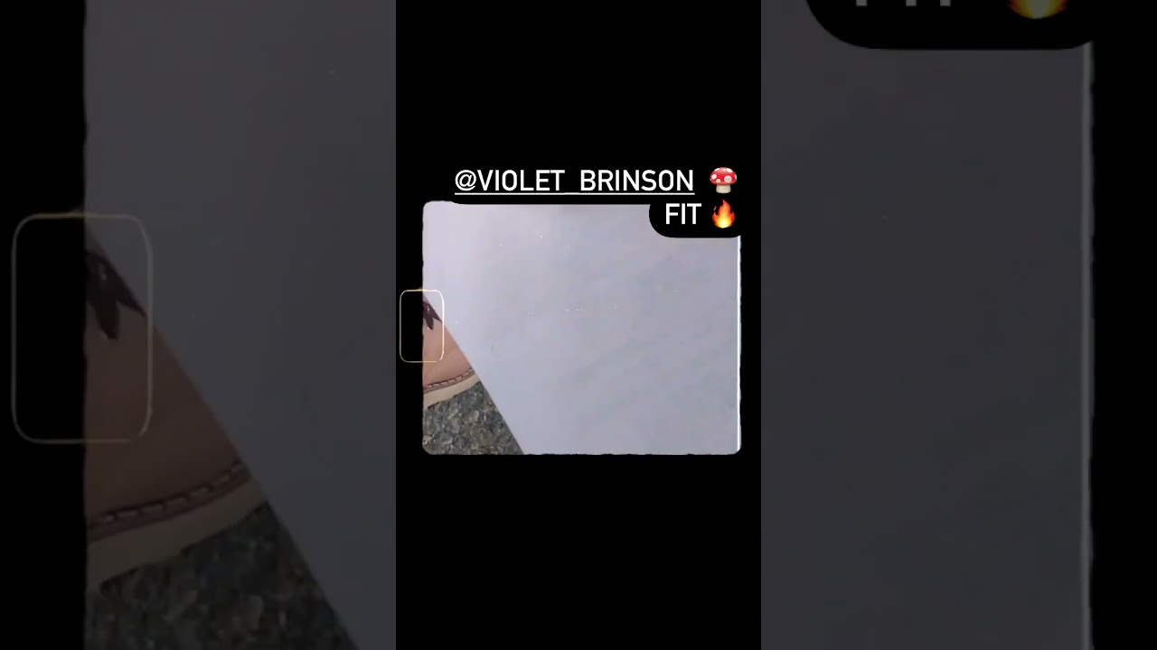 Violet Brinson’s Mushroom Socks Filming Walker