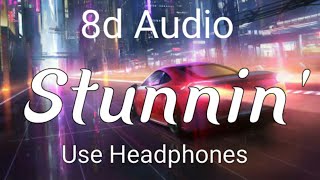 Stunnin' - Curtis Water||ft. Harm Franklin||8d Audio||Use Headphones🎧||Audio Visualized