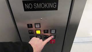 Modded Montgomery Vector hydraulic elevator at Alfred Dairy hall, SDSU, Brookings SD