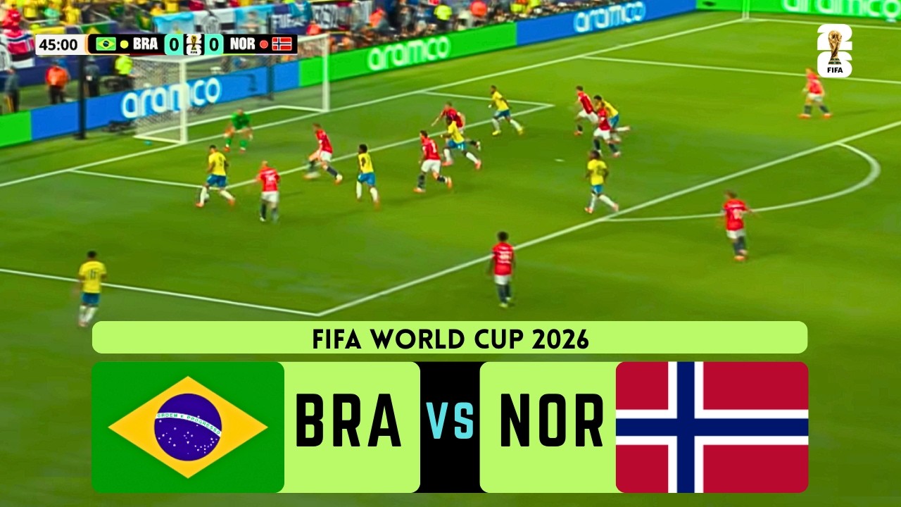 July 6, 2026 | Brasil vs Norway | Round of 16 | FIFA World Cup 26 (WC26) | FC26 Gameplay