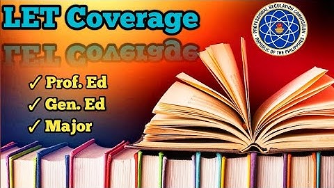LET Coverage || Percentage & Passing Rate